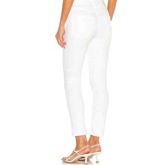 AG Mila White Super High Rise Distressed Jeans New With Tag 30 - Picture 5 of 6